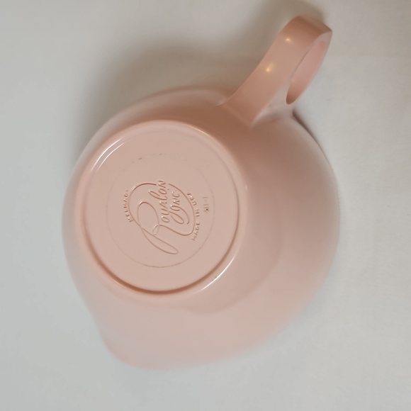 Royalon Inc. 1950's Melmac Cream & Sugar with Lid Set Plastic Pink T1 - Picture 5 of 9